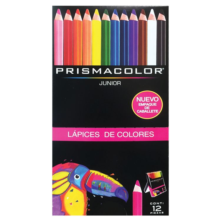Prismacolor Lápices de colores, caja de 72 colores surtidos, borrador  triangular Scholar y sacapuntas Premier